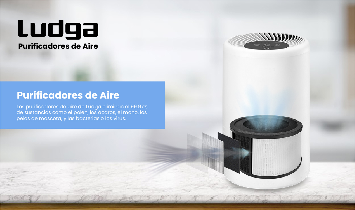 Purificador de aire inteligente LUDGA 6108 LUDGA